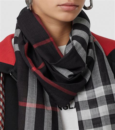 men's wool burberry scarf|burberry wool scarf small checked.